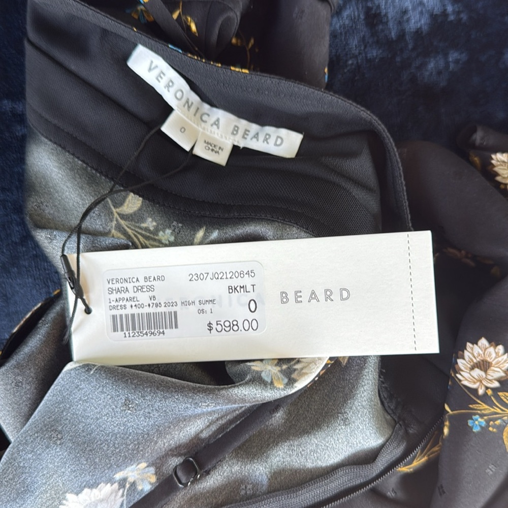 VERONICA BEARD Shara floral-print silk-blend jacquard dress - Picture 13 of 13